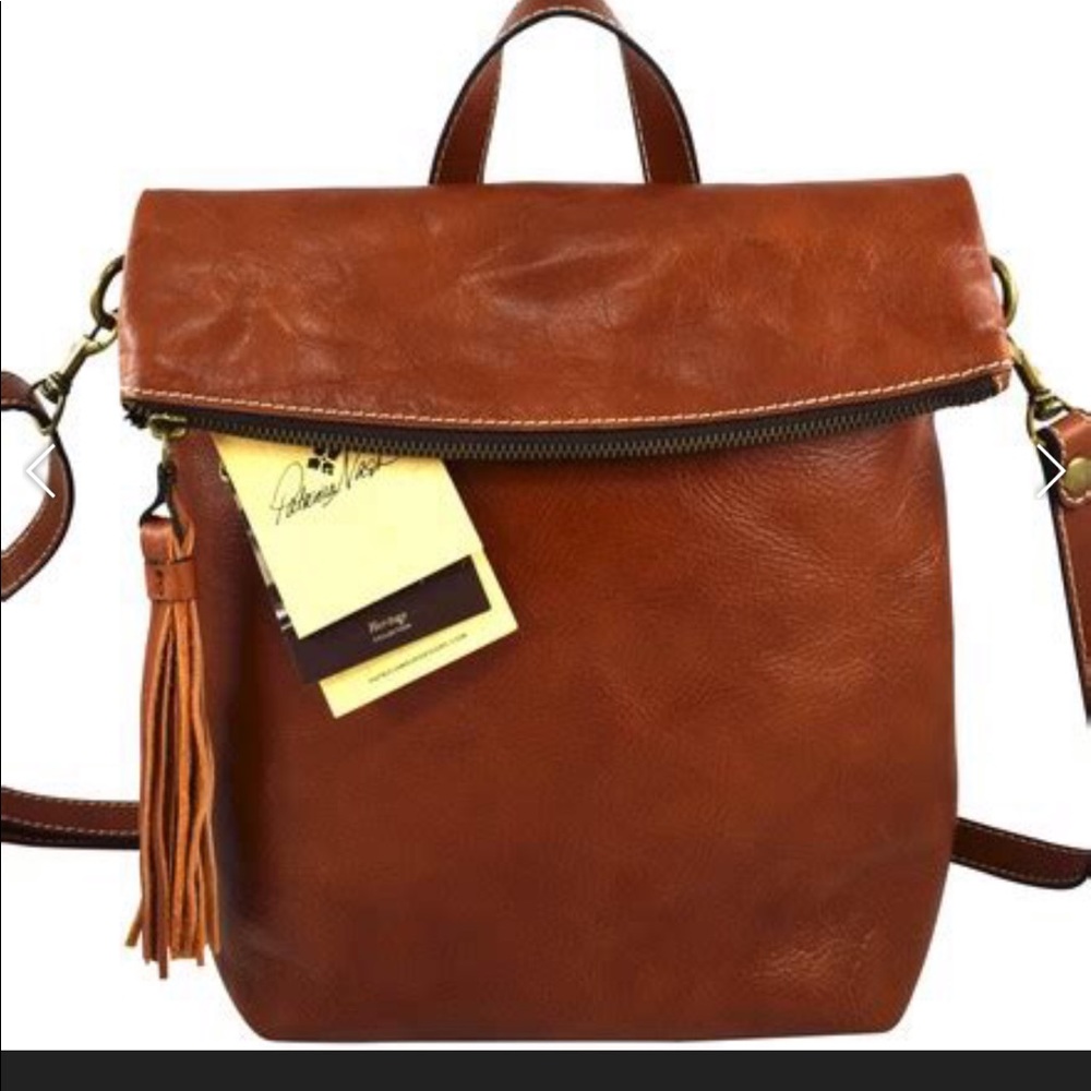 Patricia Nash foldover leather purse-